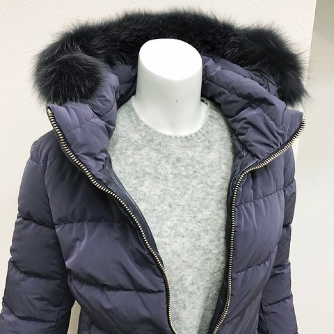 HERNO 【ヘルノ】 『POLAR-TECH』 マットシェル・フォックスファー付ダウンコート （マットパープル） - IL MARE ONLINE  STORE ｜ イル・マーレ オンラインストア