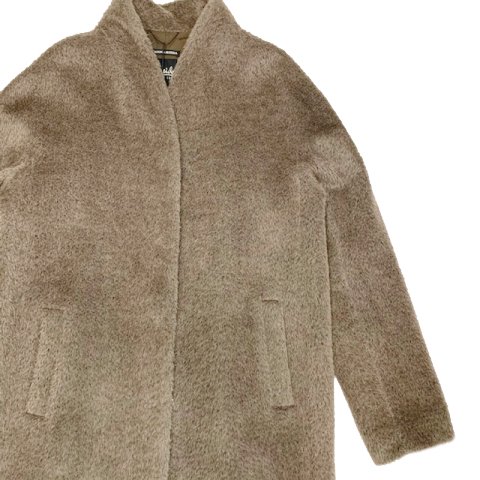 SCHNEIDERS【シュナイダー】 『YVONNE』アニオナ社製アルパカシャギーノーカラーコート （Taupe） - IL MARE ONLINE  STORE ｜ イル・マーレ オンラインストア