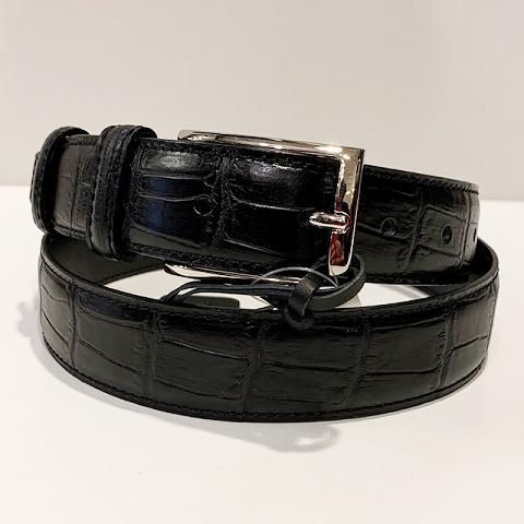 Felisi 【フェリージ】 BELT 85/07/SA クロコ型押ベルト（Black） - IL ...