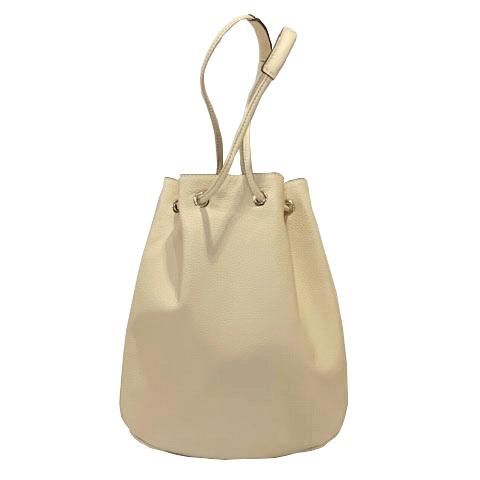 Cisei 【シセイ】 1200 Drawstring Bag 巾着型レザーバッグ （Beige ...