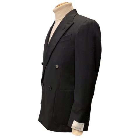 競売 46 Dグレー ダブルスーツ カルーゾ CARUSO - スーツジャケット 