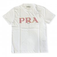 AWESOME 【オーサム】 『This is Art not Fake』 ”PRA”プリント・TEEシャツ（White-Stampa37）