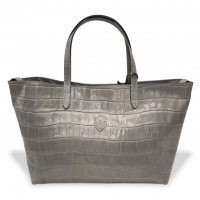Felisi 【フェリージ】 "Hand Bag" エンボスレザー・トートバッグ （Grey）<img class='new_mark_img2' src='https://img.shop-pro.jp/img/new/icons56.gif' style='border:none;display:inline;margin:0px;padding:0px;width:auto;' />