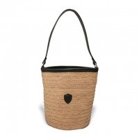 Felisi 【フェリージ】 Florence Line "Hand Bag" ラフィア素材バケットバッグ （Natural/Black）<img class='new_mark_img2' src='https://img.shop-pro.jp/img/new/icons41.gif' style='border:none;display:inline;margin:0px;padding:0px;width:auto;' />