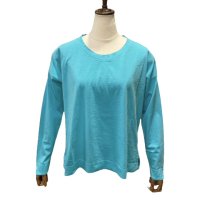 WOOL ＆ CO 【ウール・アンド・コー】 オーガニックコットン・ロングスリーブ・カットソー（Turquoise）<img class='new_mark_img2' src='https://img.shop-pro.jp/img/new/icons41.gif' style='border:none;display:inline;margin:0px;padding:0px;width:auto;' />
