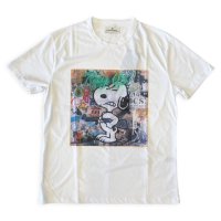 AWESOME 【オーサム】 『This is Art not Fake』 ”Pay Up！” プリント・TEEシャツ（White-Stampa150）<img class='new_mark_img2' src='https://img.shop-pro.jp/img/new/icons20.gif' style='border:none;display:inline;margin:0px;padding:0px;width:auto;' />