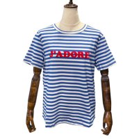 SOUTH PARADE 【サウス・パレード】 フロッキーレタード・ ボーダーTEEシャツ （Blue-White）<img class='new_mark_img2' src='https://img.shop-pro.jp/img/new/icons56.gif' style='border:none;display:inline;margin:0px;padding:0px;width:auto;' />
