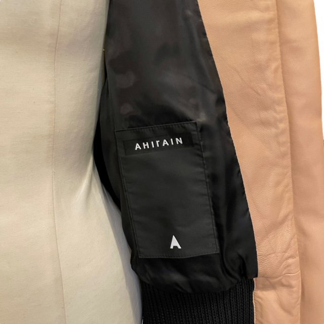 AHIrAIN 【アイレイン】 ”Short Blouson With Goose Down Ahirain Leather”  撥水ラムレザー・コンバーチブルジャケット （Brandy Rose） - IL MARE ONLINE STORE ｜ イル・マーレ オンラインストア