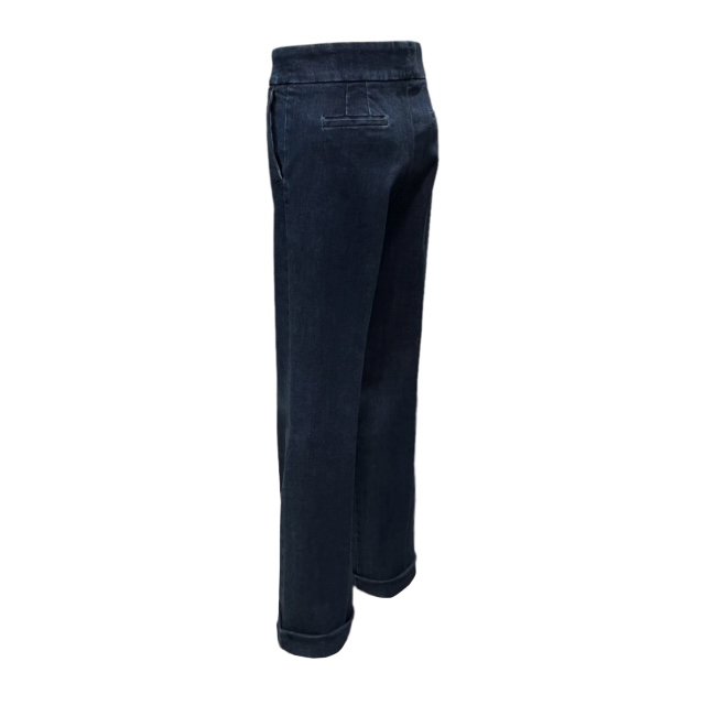 GERMANO MTG 【ジェルマーノ】 ストレッチデニム素材ベルトレストラウザーズ（Denim）《Women's》 - IL MARE ONLINE  STORE ｜ イル・マーレ オンラインストア