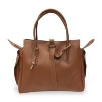 MARC POINT ❣️イタリア製❣️レザースリーブウールコートサイズ46❣️ TALLサイズ〕アンゴラウール コンバーチブルハイネック