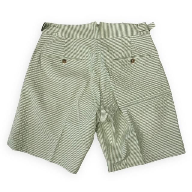 BERWICH べルウィッチ シアサッカー ショートパンツ 50 BERWICH 【ベルウィッチ】 ”Scotch Short” シアサッカー・ベルト
