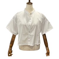 CROSSLEY 【クロスリー】 Donna ”Pulver” クロップドレングス・ショートスリーブシャツ （White）