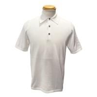 BAFY コットン混リネン ディープヘンリーネック ニット ホワイト 46 BAFY Cotton-Blend Linen Deep Henley Neck Knit White 46