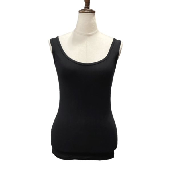 Tani 【タニ】 ”Silk Touch” 79442 Women's Vest タンクトップ（02 Black） - IL MARE ONLINE  STORE ｜ イル・マーレ オンラインストア