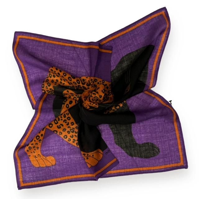 INOUI EDITIONS イヌイエディションズ　ウール　リネン　スカーフ　赤 INOUI EDITIONS イヌイエディションズ ウール リネン スカーフ 赤