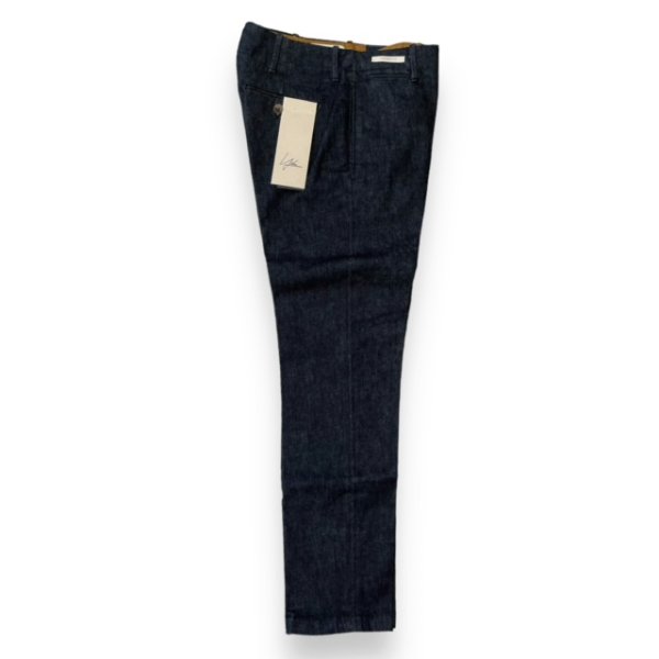 YCHAI 【イカイ】 Pantalone Chinos ワンウォッシュ・トラウザーズ型デニム -Tapered Fit- （Blu） - IL  MARE ONLINE STORE ｜ イル・マーレ オンラインストア