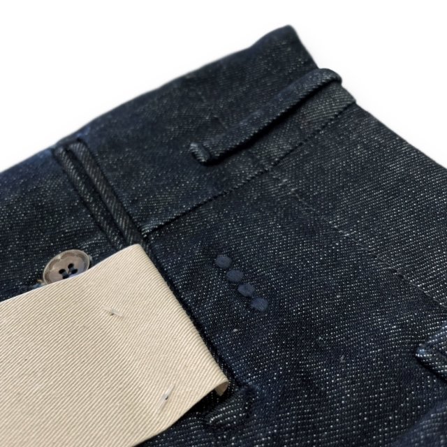 YCHAI 【イカイ】 Pantalone Chinos ワンウォッシュ・トラウザーズ型デニム -Tapered Fit- （Blu） - IL  MARE ONLINE STORE ｜ イル・マーレ オンラインストア