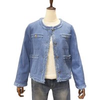 Margaux vintage 【マルゴー・ヴィンテージ】 ”Tweed Jackets” ツィード・シャネルジャケット （Blue）