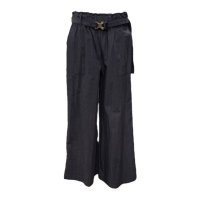 Margaux vintage 【マルゴー・ヴィンテージ】 ”Gibelt Wide Pants” アジャスタブルベルト付ワイドパンツ （Navy）