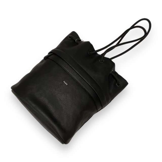 FARO 【ファーロ】 ”Flight Drawstring Bag 2” 2WAYドローストリング・バッグ （Nero） - IL MARE  ONLINE STORE ｜ イル・マーレ オンラインストア