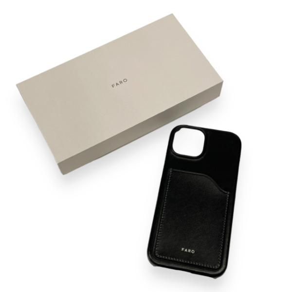 FARO 【ファーロ】 ”Calma Back Case for iPhone15” レザー