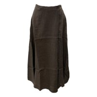by basics ڥХ١å Wrap around skirt long OEKO-TEX&#174;ͥ󡦥åץȡBlack Coffee