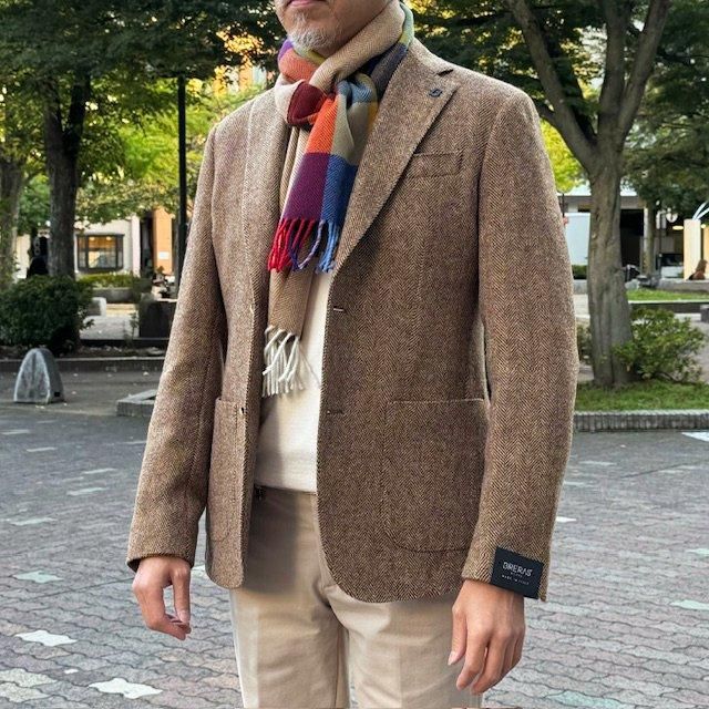 BRERAS milano 【ブレラス】 ”VENEZIA” ウールヘリンボーン