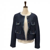 SUNCOO ڥ󥯡 Veste Diana ǥͥ른㥱å Bleu Jeans