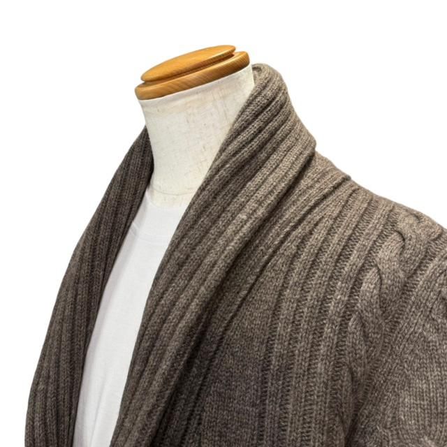 BAFY 【バフィ】 Sustaina WOOL Super100's ケーブル編ショール
