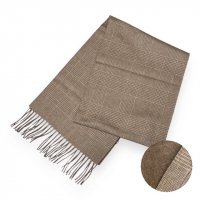 PIACENZA cashmere ڥԥĥ "DALLAS" 륯ߥ֥եޥե顼Beige Plade/Light Brown