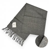 PIACENZA cashmere ڥԥĥ "DALLAS" 륯ߥ֥եޥե顼Grey Plade/Charcoal