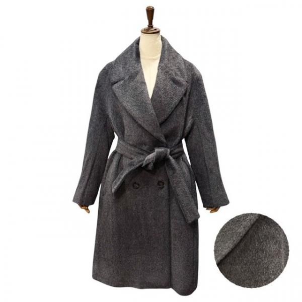 【近年モデル✨】　希少　MaxMara ベルテッドコート　シャギー　アルパカ S'Max Mara 【エス・マックス・マーラ】 ”NICOLE” アルパカ