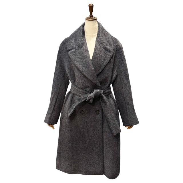 ☆極美品☆マックスマーラ　アルパカシャギーコート　ブラック　36 S Max Mara - 美品 マックスマーラ Max Mara STUDIO コート