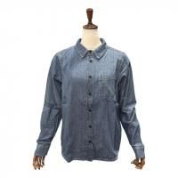Tomorrow ڥȥ Hopbum Shirt Wash Bright Boston ˥ååȥ󡦥ǥ˥ॷġDenim Blue