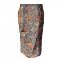 Dress Flower ڥɥ쥹ե Back slit tight skirt եե֥åȥ Happy FLORANGO -Blue-