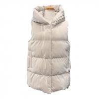HOMEWARD ڥۡɡ ALICE Underglass Short Hooded Vest ƥΥ٥٥åȡѥե٥ȡBeige