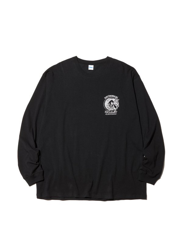 特別価格 RADIALL ラディアル L/S ボックスロゴ NECK CREW NECK CREW 