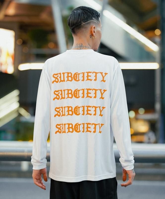 Subciety サブサエティ Tシャツ 半袖 L XL <br>DRY TEE S/S-SHOT