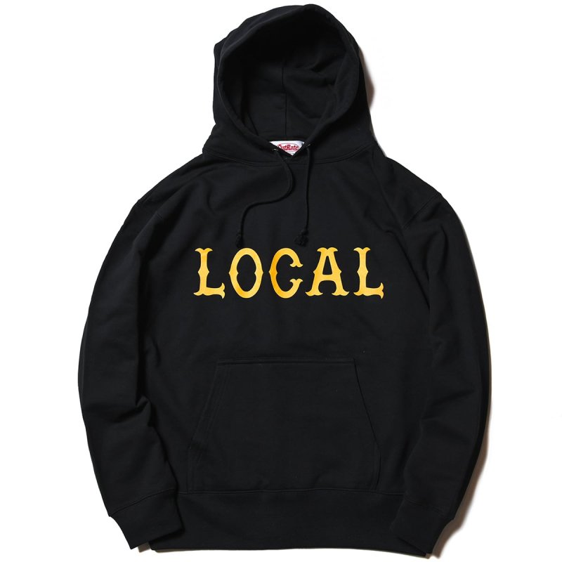 CUT-RATE】（カットレイト）CLASSIC LOCAL LOGO OMW PULLOVER HOODIEプルパーカー【BLACK】