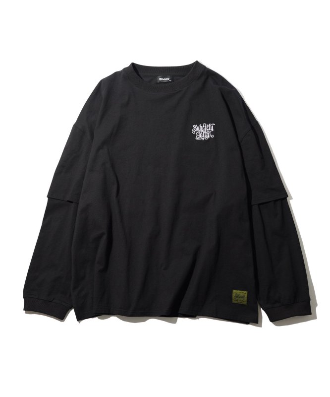 新作 サブサエティ subciety フェイクレザー パッデッドジャケット