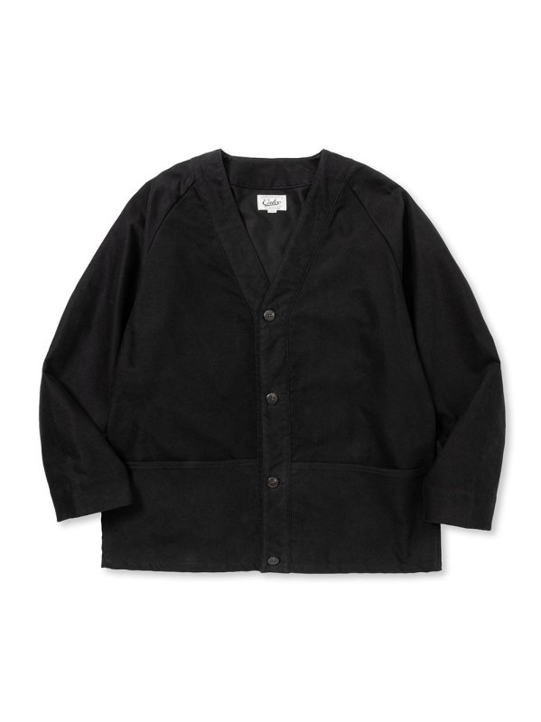 【CALEE】(キャリー) MOLE SKIN OVER SIZE CARDIGAN | モールスキンオーバーシルエットカーディガン【BLACK】 -  RADIALL,CALEE,SUBCIETY,CLUCT,CUT-RATE,ANIMALIA,STORM