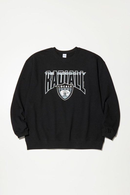 RADIALL ラディアル HOOD CITY - CREW NECK SWEATSHIRT L/S クルー 