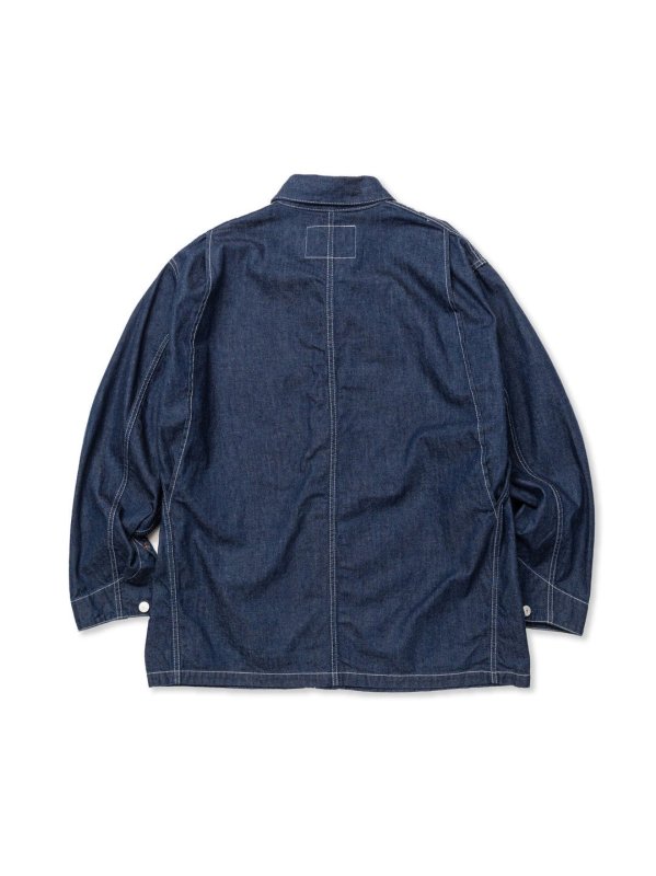 CALEE】(キャリー) 9.5OZ DENIM COVERALL | デニムカバーオール【INDIGO BLUE】【送料無料】 - RADIALL, CALEE,SUBCIETY,CLUCT,CUT-RATE,ANIMALIA,STORM BECKER,AT-DIRTY,など正規取扱店-JAM  BRICS