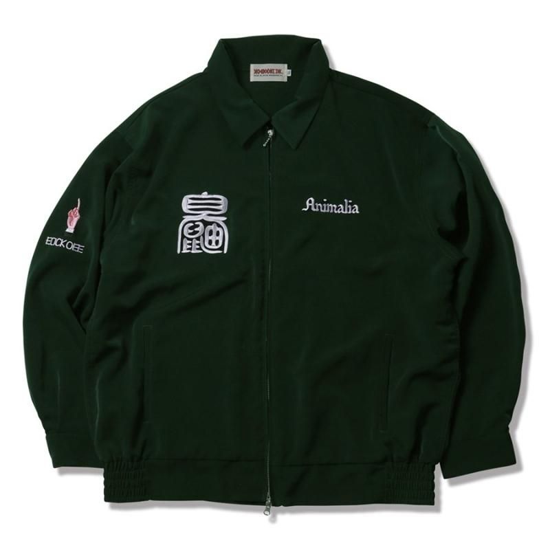 ANIMALIA | SOUVENIR LOOSE SILHOUETTE JACKET | GREEN | 送料無料 