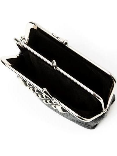 CALEE 未使用 キャリー Plane Leather Coin Purse CL-19SS1013