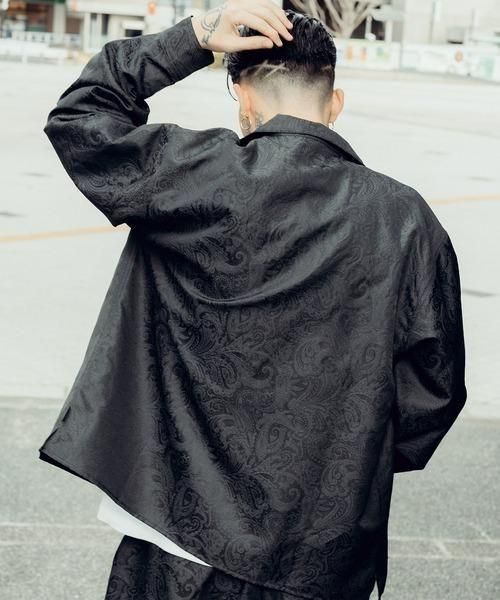 Subciety サブサエティ ペイズリー PAISLEY OVER SHIRT