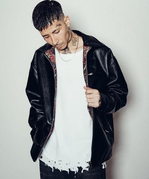 【値下げ】★新品タグ付き★ ジュエティ　レーシングジャケット　ブラック ヴィンテージライクレーシングジャケット｜ジュエティ（jouetie