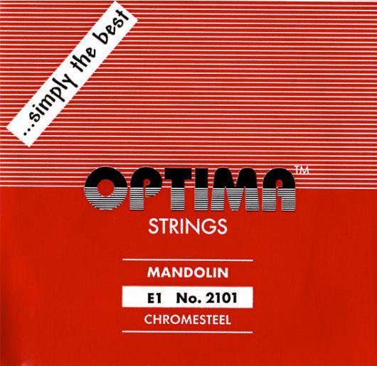 オプティマ（OPTIMA）　マンドリン弦　レッド（ノーマル）　セット・バラ - ミューズ音楽館