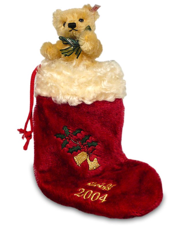 おもちゃ/ぬいぐるみ希少 クリスマス サンタ ストッキング ダッフィー 2003年 新品 WDW