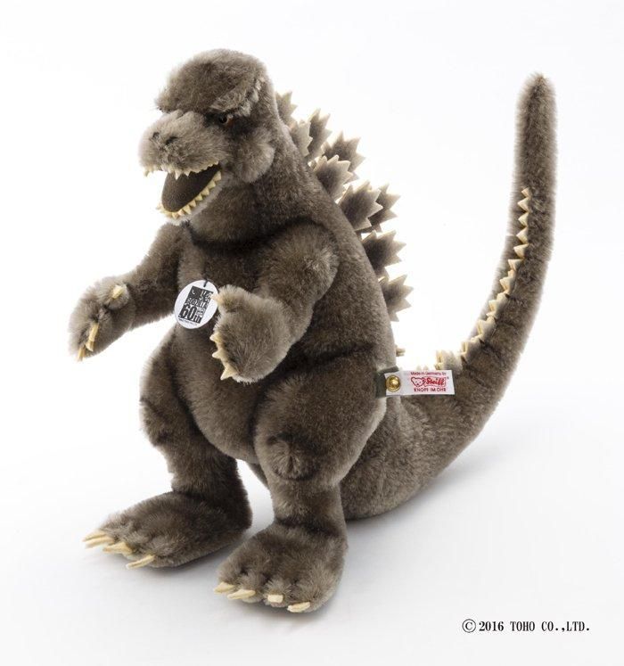 シンプルでおしゃれ GODZILLAxSteiff シュタイフxゴジラ ゴジラ誕生60